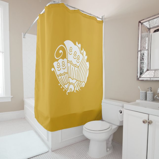 Kichiemon Nakamura Shower Curtain (In Situ)