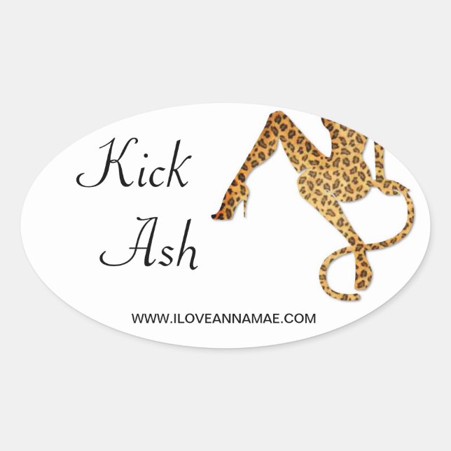 Kick Ash Sticker (Front)