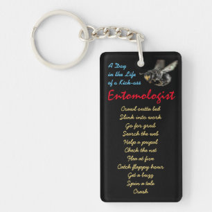 Kick-ass Entomologist Keychain by RoseWrites