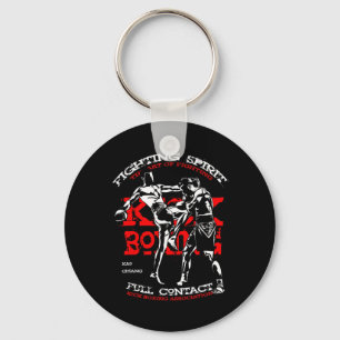 Kick Boxing Fighter Design For Mma Fans  Key Ring