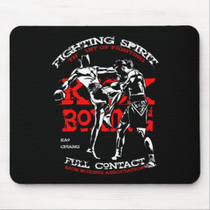 Kick Boxing Fighter Design For Mma Fans Mouse Mat