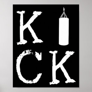 Kick Boxing Kickboxer Byg Combyt Sports Kickboxing Poster