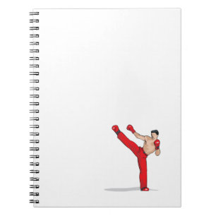Kick Boxing Spiral Notebook