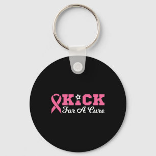 Kick For A Cure Soccer Breast Cancer Awareness Gif Key Ring