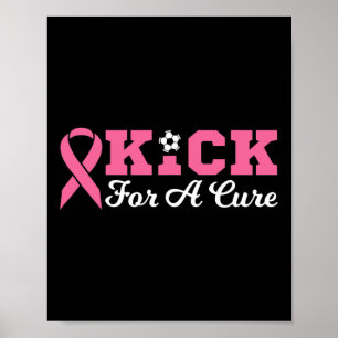 Kick For A Cure Soccer Breast Cancer Awareness Gif Poster