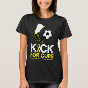 Kick for soccer ball design sarcoma cancer T-Shirt