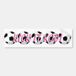 kick it kodi bumper sticker
