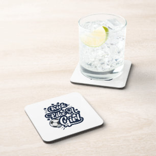 Kick Like A Girl Coaster