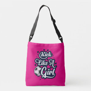Kick Like A Girl Crossbody Bag