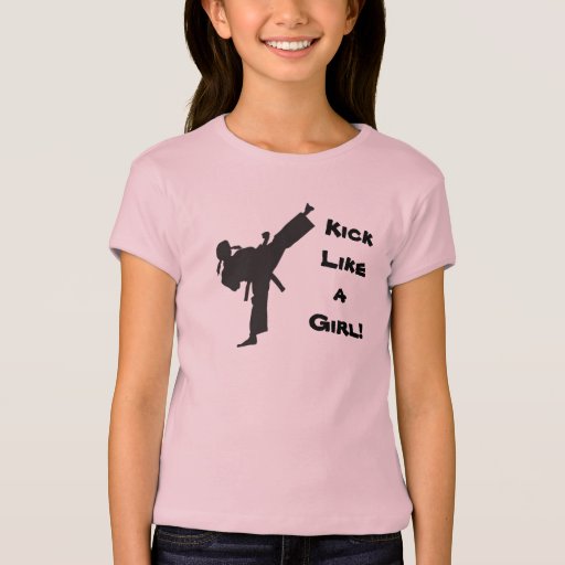 Image of Kick Like a Girl Martial Arts Tae Kwon Do Karate T-shirt
