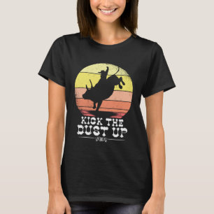 Kick The Dust Up Country Western Line Dance Music T-Shirt