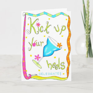 Kick up Greeting or Note Cards White