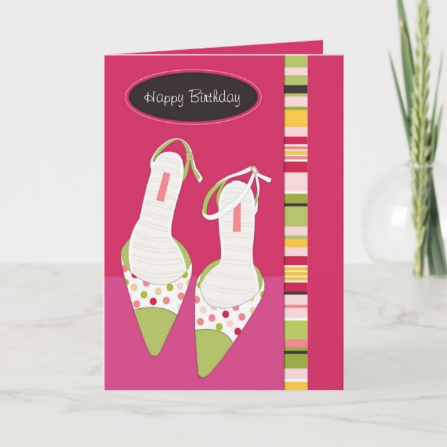 Kick Up Your Heels Birthday Card (Front)