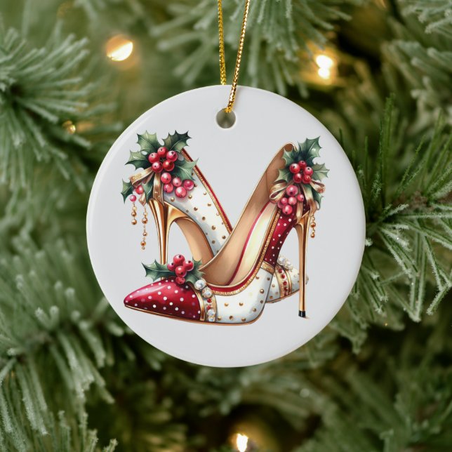 Kick Up Your HIGH Heels Ceramic Tree Decoration (Tree)