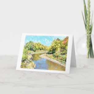 Kickapoo Creek Near Pottstown Road  Card