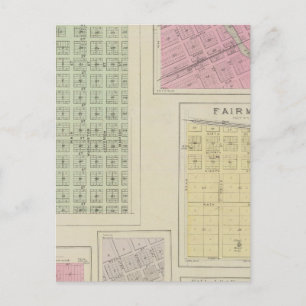 Kickapoo, Linwood, Fairmount, and Lenape, Kansas Postcard