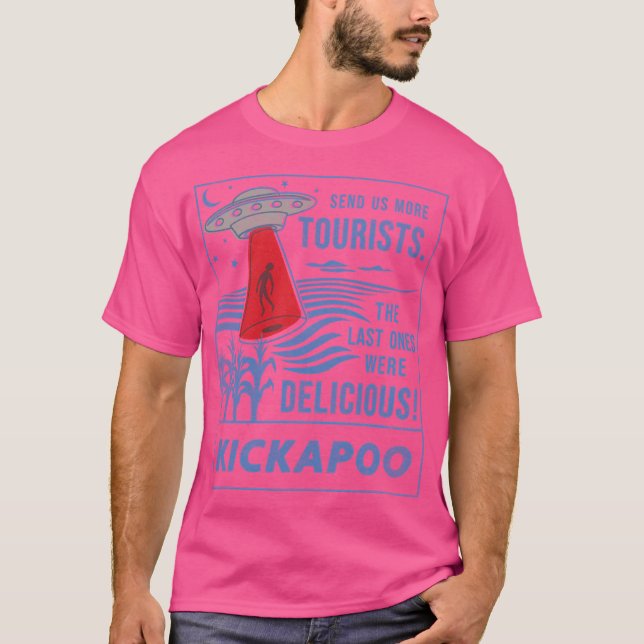 Kickapoo Tourism Saucer Shirt Design By Nicole Bla (Front)