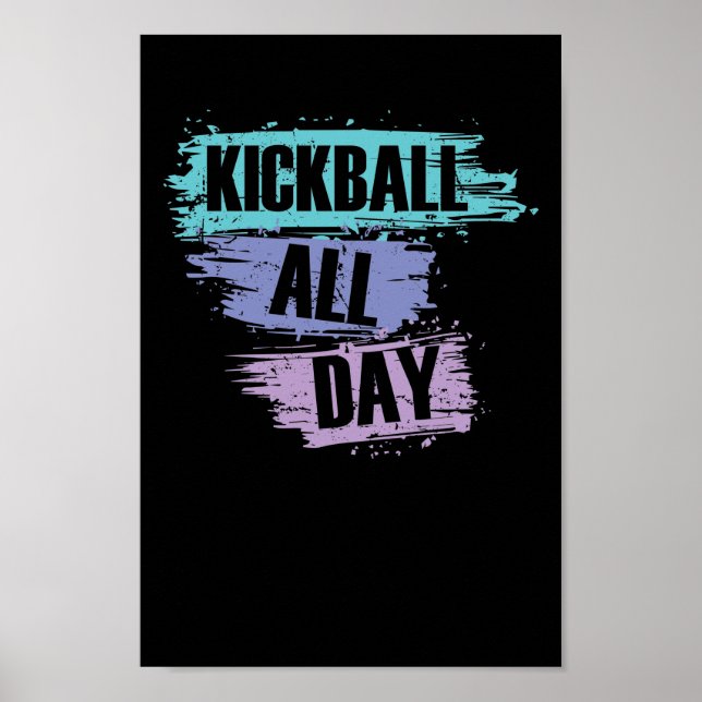 Kickball all Day Gummiball USA Sport Poster (Front)