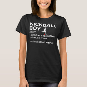 Kickball Boy Definition Kickball Player Kickball L T-Shirt