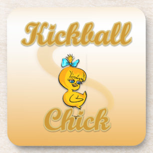 Kickball Chick Coaster
