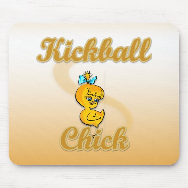 Kickball Chick Mouse Mat (Front)
