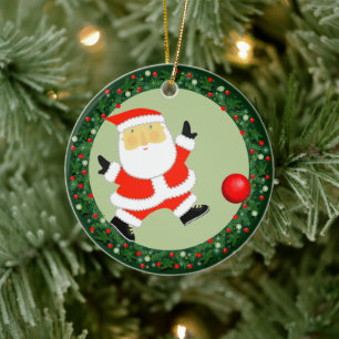 Kickball Christmas Collectable Ceramic Tree Decoration
