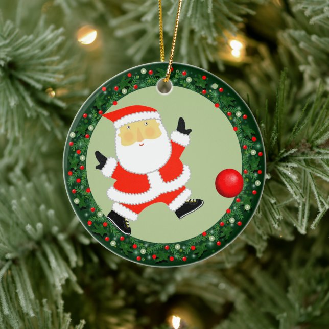 Kickball Christmas Collectable Ceramic Tree Decoration (Tree)