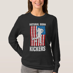 Kickball - Natural Born Kickers - American - Camp T-Shirt
