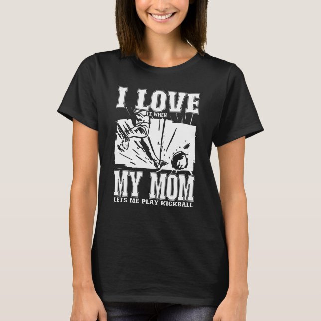 Kickball Player Kids T-Shirt (Front)