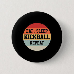 Kickball Player Retro Funny Gift  6 Cm Round Badge