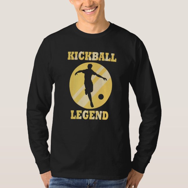 Kickball Player  Saying Kickball Training T-Shirt (Front)