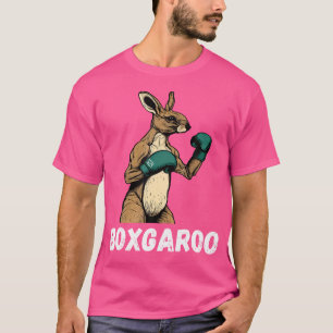 Kickboxer Kangaroo Boxer Boxing Gloves Kickboxing T-Shirt