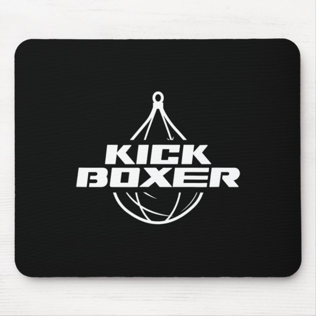 Kickboxer Kick Boxing Martial Arts Kickboxing Kick Mouse Mat (Front)