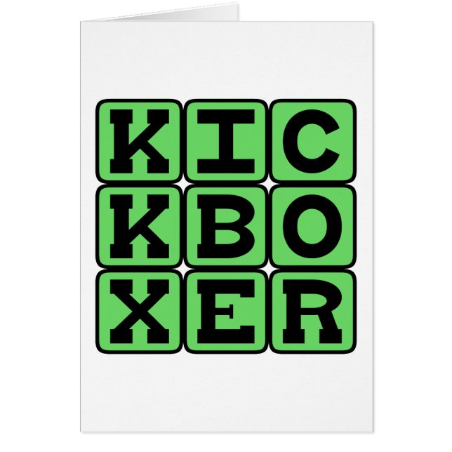 Kickboxer, Martial Arts Fighter (Front)
