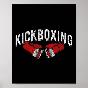 Kickboxer Martial Arts Kickboxing Poster