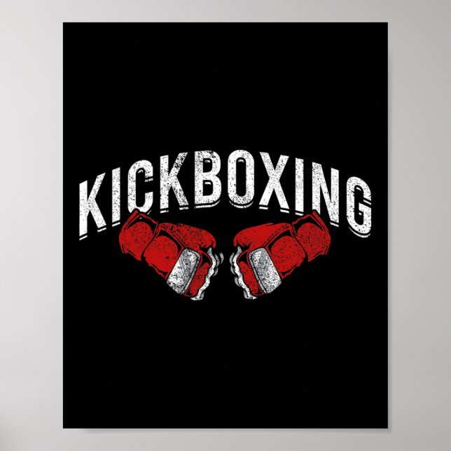 Kickboxer Martial Arts Kickboxing  Poster (Front)