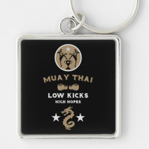 Kickboxer Muay Thai Sport Key Ring