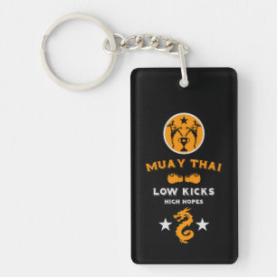 Kickboxer Muay Thai Sport Key Ring