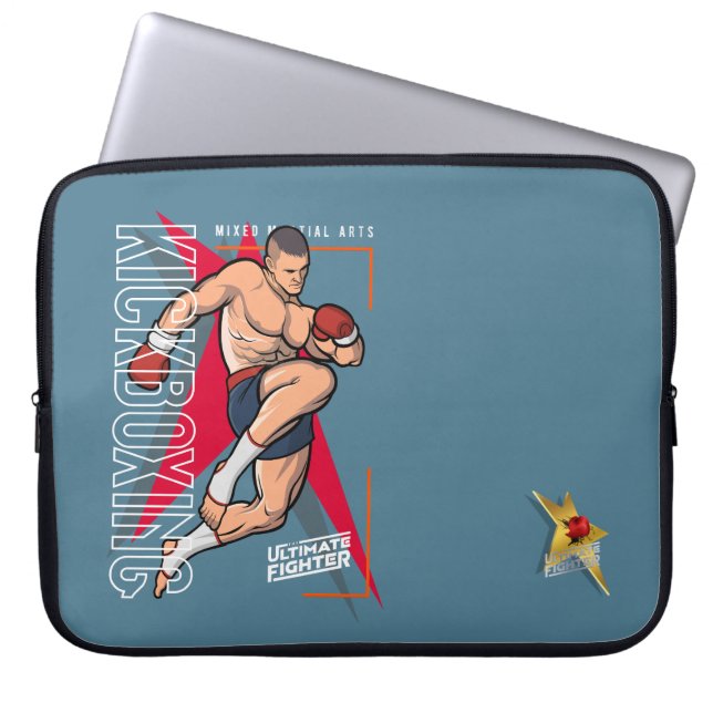Kickboxing | 15" laptop sleeve (Front)