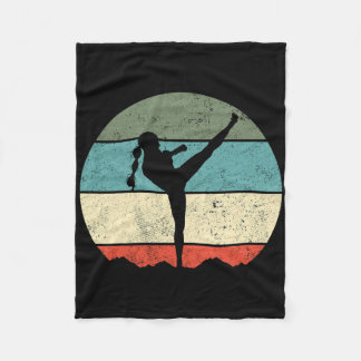 Kickboxing _4 fleece blanket