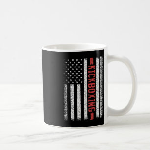 Kickboxing American Flag 4th Of July Kickboxer For Coffee Mug