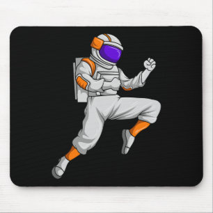 Kickboxing Astronaut Kickboxer Outerspace Karate B Mouse Mat