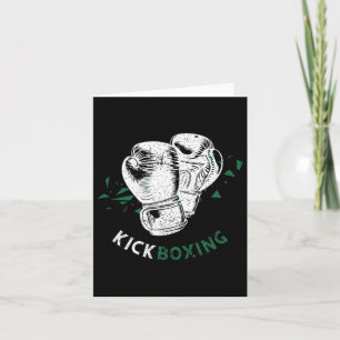 Kickboxing Boxing Gloves Card