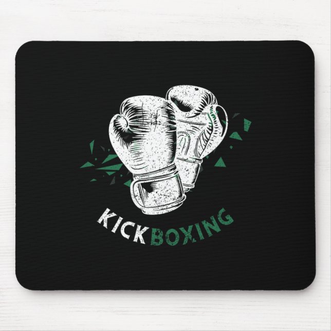 Kickboxing Boxing Gloves  Mouse Mat (Front)