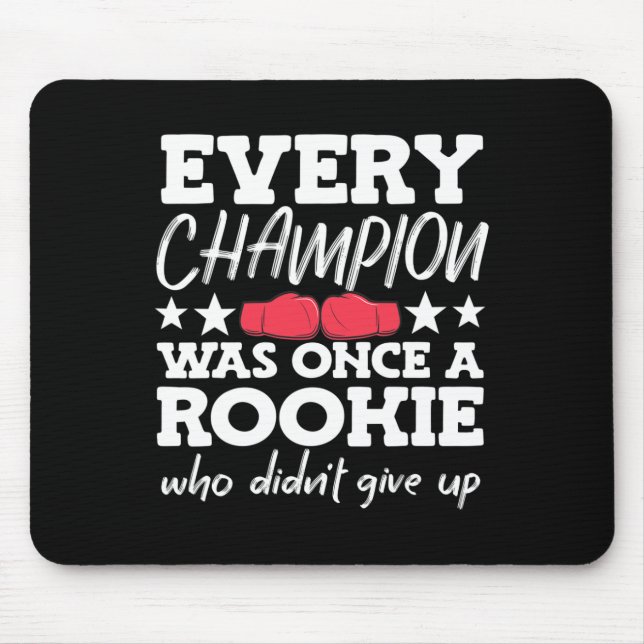 Kickboxing Boxing  Mouse Mat (Front)