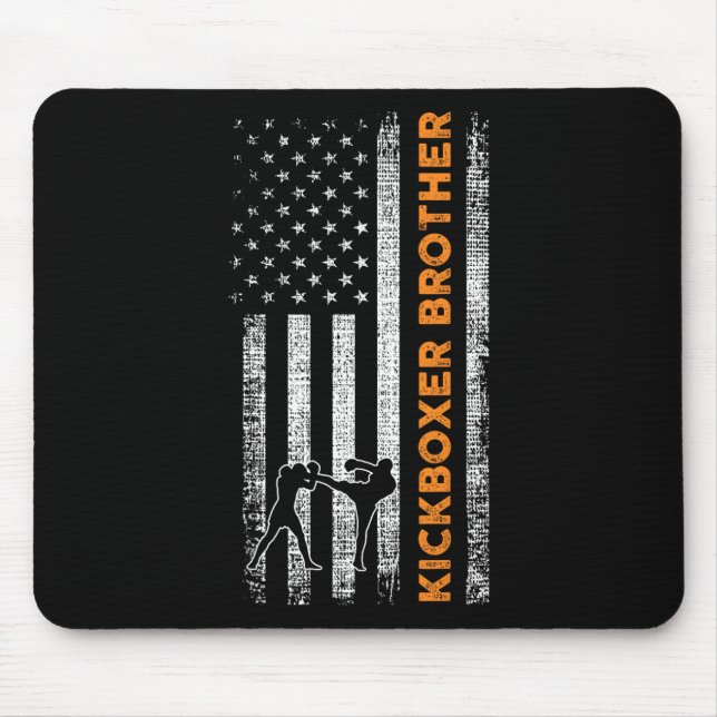 Kickboxing Brother  Mouse Mat (Front)