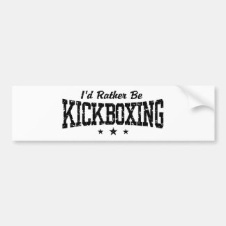 Kickboxing Bumper Sticker