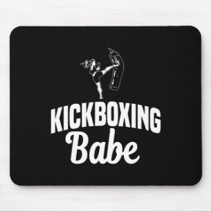 Kickboxing Bybe Kickboxer Karate Boxing Mma Fighte Mouse Mat
