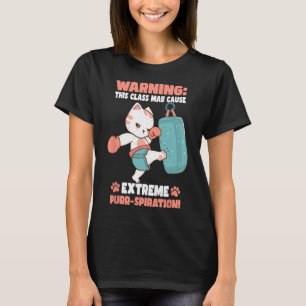 Kickboxing Cat For Men Women Kids T-Shirt