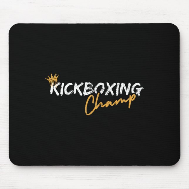 Kickboxing Champ  Mouse Mat (Front)